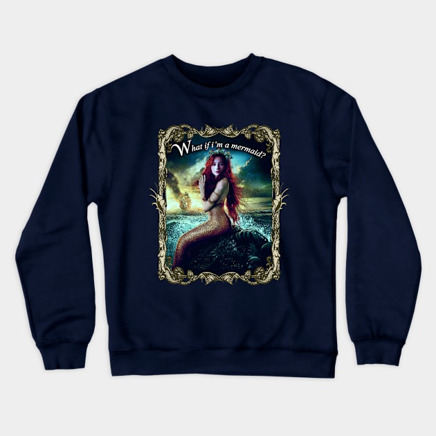 I'M A MERMAID Crewneck Sweatshirt by SortaFairytale